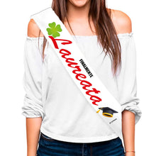 Carica l'immagine nel visualizzatore di Gallery, DFPRIME Fascia Laureata “Finalmente Laureata” - Laurea gadget Donna per Festa - Regalo Laurea Donna Originale - Fascia D