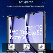 Carica l'immagine nel visualizzatore di Gallery, Datree 2 Pezzi per Realme Note 50/Realme C51 Pellicola Vetro Temperato, 9H Protezione Anti Graffio Amichevole Pellicola 