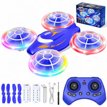 Carica l'immagine nel visualizzatore di Gallery, Mini Drone Radiocomandato per Bambini, Giochi Regalo bambino 5-12 Anni