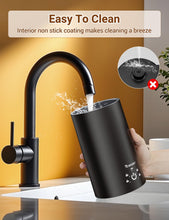 Carica l'immagine nel visualizzatore di Gallery, NWOUIIAY Montalatte Elettrico, 5 in 1 Cappuccinatore Elettrico 600W, 350ML, Macchina per Schiuma di Latte Calda e Fredda, Montalatte Silenzioso per Cappuccino Macchiato Caffè Latte e Cioccolata Calda