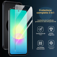 Carica l'immagine nel visualizzatore di Gallery, Yohii Traslucida Opaca Magnetic Cover per Samsung Galaxy A27 5G, Nero