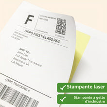Carica l'immagine nel visualizzatore di Gallery, Fogli Adesivi A4 Stampabili, Carta Adesiva per Stampante - 25 Fogli
