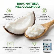 Carica l'immagine nel visualizzatore di Gallery, Exponatura Olio di Cocco Biologico 500ml – Crudo e Vergine, Spremuto a Freddo – 100% Naturale, Gusto Delicato per Cucina