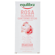 Carica l'immagine nel visualizzatore di Gallery, Equilibra Rosa Ialuronica Contorno Occhi Liftante, Delicata Emulsione,15 ml