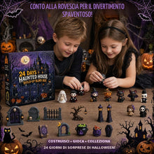 Carica l'immagine nel visualizzatore di Gallery, Calendario dell'Avvento di Halloween 2026, 24 giorni di Halloween, conto alla rovescia con sorpresa, bambola spaventosa,