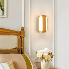 Carica l'immagine nel visualizzatore di Gallery, Applique LED da Parete Interno 13W in Legno Moderno