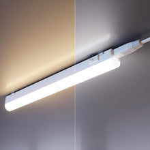 Carica l'immagine nel visualizzatore di Gallery, ledscom.de Apparecchio LED sottopensile RIGEL, temperatura di colore regolabile, spina, 26 cm, 4,4 W, 395lm, bianco cald