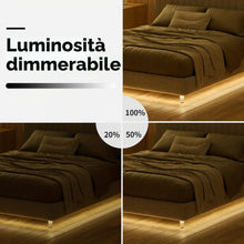 Carica l'immagine nel visualizzatore di Gallery, PAUTIX Striscia LED COB Bianco caldo 2700K DC24V, 2m 480LEDs/M Senza saldatura CRI90 Striscia LED per progetti di illumi