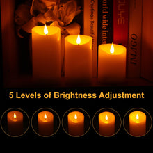 Carica l'immagine nel visualizzatore di Gallery, Forever Speed 3 Pezzi Candele LED Ricaricabili con Timer, Dimmerabile Candele Senza Fiamma con Cavo USB Flameless Candel