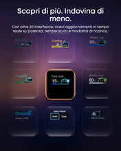 Carica l'immagine nel visualizzatore di Gallery, Anker Nano caricatore iPhone USB C 45W smart display