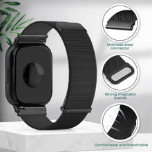 Carica l'immagine nel visualizzatore di Gallery, Metallo Cinturino 22mm Compatibile con Cinturini Xiaomi Redmi Watch 5 Active/5 Lite Donna,Cinturino Doppie Magnetiche pe