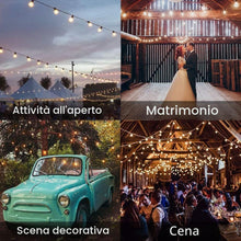 Carica l'immagine nel visualizzatore di Gallery, Luci Solari da Fata per Esterno, 3,5 m, 10 Lampadine Solari per Esterno, Luci da Fata, 8 Modalità, Luci Solari Impermeab