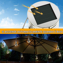 Carica l'immagine nel visualizzatore di Gallery, Lampadine Solari Sospese da Esterno Led,4 Pezzi Lampadine a Energia Solare