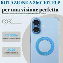 Carica l'immagine nel visualizzatore di Gallery, Supporto Magnetico ad Anello per Cellulare per MagSafe (blu) - Anello e Supporto Ruotabile a 360°, Compatibile con iPhon