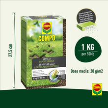 Carica l'immagine nel visualizzatore di Gallery, COMPO SEMI per Prato Veloce, Miscela Speciale, Seme Ricoperto, Per rigenerare Tappeti Erbosi, 1 kg
