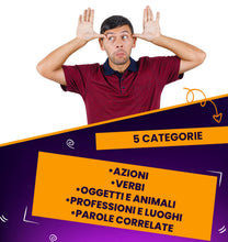 Carica l'immagine nel visualizzatore di Gallery, GLOP Mimo - Giochi da Tavolo - Mettete alla Prova le Vostre Abilità di Mimo - Divertente Gioco per Adulti e Famiglie - Bambini Sopra i 8 anni - Da 2 a 6 squadre