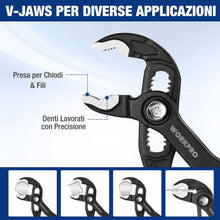 Carica l'immagine nel visualizzatore di Gallery, WORKPRO Pinza Regolabile da 12,7 cm, con Ganascia a V