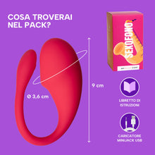 Carica l'immagine nel visualizzatore di Gallery, MySecretCase Ovetto Vibrante Telefono Stimolatore Clitoride Femminile 9 Modalità di Vibrazione Sexytoysys Donna Vibrator