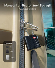 Carica l'immagine nel visualizzatore di Gallery, SBS Track My Lock, Lucchetto TSA con Localizzatore Finder Integrato