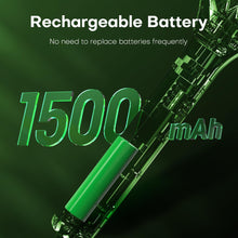Carica l&#39;immagine nel visualizzatore di Gallery, VEGREM Racchetta Zanzare Elettrica, 4000V Racchetta Zanzare, Indicatore di Batteria, USB Tipo-C, 1500mAh Batteria Ricaricabile, Maglia Protettiva a 3 Strati, Antizanzare, Interni ed Esterni