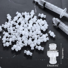 Carica l'immagine nel visualizzatore di Gallery, 60 Pz Adattatore Siringa Luer Lock Femmina - Connettore per Accoppiatore Siringa Kit