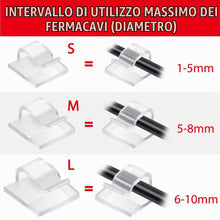 Carica l'immagine nel visualizzatore di Gallery, Maitys 60 Pezzi Clip per Cavi da Esterno, Grande, Trasparente