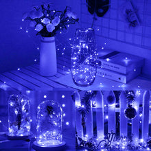 Carica l'immagine nel visualizzatore di Gallery, cshare Catena di luci a LED, 3M 30 Micro Led Stringa Luci a Batteria,Catena Lucine Fata Filo di Rame Argentato Decorativ