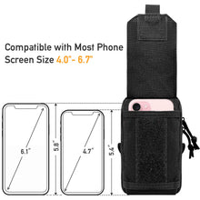 Carica l'immagine nel visualizzatore di Gallery, Marsupio Tattico Militare Molle Porta Cellulare da Cintura Uomo