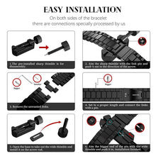 Carica l'immagine nel visualizzatore di Gallery, SeNool Cinturino Compatibile con Xiaomi Smart Band 9 Active, [Metallo Bracciale] [Acciaio Inossidabile] [Resistente Corr
