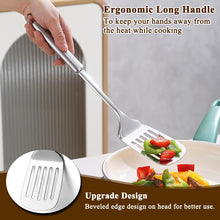 Carica l'immagine nel visualizzatore di Gallery, Homquen Utensili Cucina Set 4 Pezzi, Set di Utensili da Cucina in Acciaio Inossidabile, Set di Spatole per Utensili da Cucina, Mestoli Cucina, Accessori per Gadget da Cucina Essenziali per la Casa