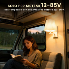 Carica l'immagine nel visualizzatore di Gallery, Lampadina LED 7W E27 12V-85V a Bassa Tensione, Bianco Caldo 3000K, Equivalente 60W Base E27 Edison, Ideale per Sistemi S