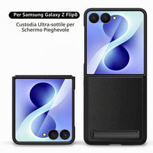 Carica l'immagine nel visualizzatore di Gallery, Lonkenn Custodia per Samsung Galaxy Z Flip 8, Cover Con Pellicola Protettiva, [Cavalletto] [Protezione Cerniera], Protez