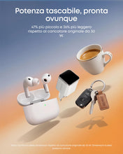 Carica l'immagine nel visualizzatore di Gallery, Anker Nano caricatore iPhone USB C 45W smart display