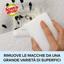 Carica l'immagine nel visualizzatore di Gallery, Scotch-Brite Magic Pad, gomma cancella macchie, confezione da 10 pezzi + 2 gratuiti