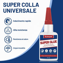 Carica l'immagine nel visualizzatore di Gallery, Sularpek 35g Super Colla, Attaccatutto Forte Universale con 5 Contagocce, Super Colla Istantanea Permanente per l'Incoll