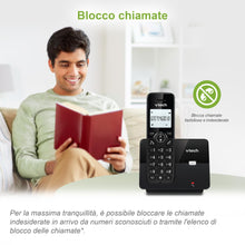 Carica l'immagine nel visualizzatore di Gallery, VTech CS2000 Telefono Cordless Casa DECT con vivavoce e blocco chiamate, Telefono fisso per anziani, identificatore di c