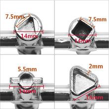 Carica l'immagine nel visualizzatore di Gallery, 4 vie chiave multiuso a quattro vie multifunzione Cross Triangle Key Cle armadio elettrico universale 4 in 1 per ascenso