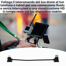 Carica l'immagine nel visualizzatore di Gallery, 2pz USB-C a iOS Cavo Telecomando per DJI RC-N1/N2/N3