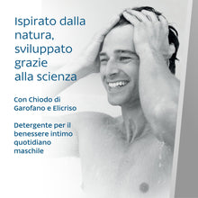 Carica l'immagine nel visualizzatore di Gallery, Saugella Uomo, Detergente Intimo Rivitalizzante Antiodore, 750 ml