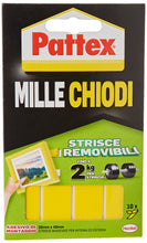 Carica l'immagine nel visualizzatore di Gallery, Pattex Millechiodi Tape Removibile, Nastro biadesivo extra forte, 10 Pezzi
