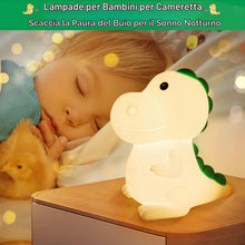 Carica l'immagine nel visualizzatore di Gallery, Luce Notturna Bambini,7 Colori Lampada USB Ricaricabile Lucina Notte,Silicone, Cameretta, Regalo Neonato