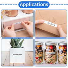 Carica l&#39;immagine nel visualizzatore di Gallery, Nastro per Etichette Fimax Compatibile In sostituzione di Brother P-touch Laminato Tape Cassetta TZe-231 12mm per PT-H107B H105 H200 H100LB H100R 1000 1010 P300BT H110 (Bianco, 5Pz.)
