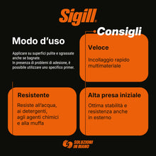 Carica l'immagine nel visualizzatore di Gallery, Ultra Grip Montaggio Rapido Cartuccia 290 millilitri