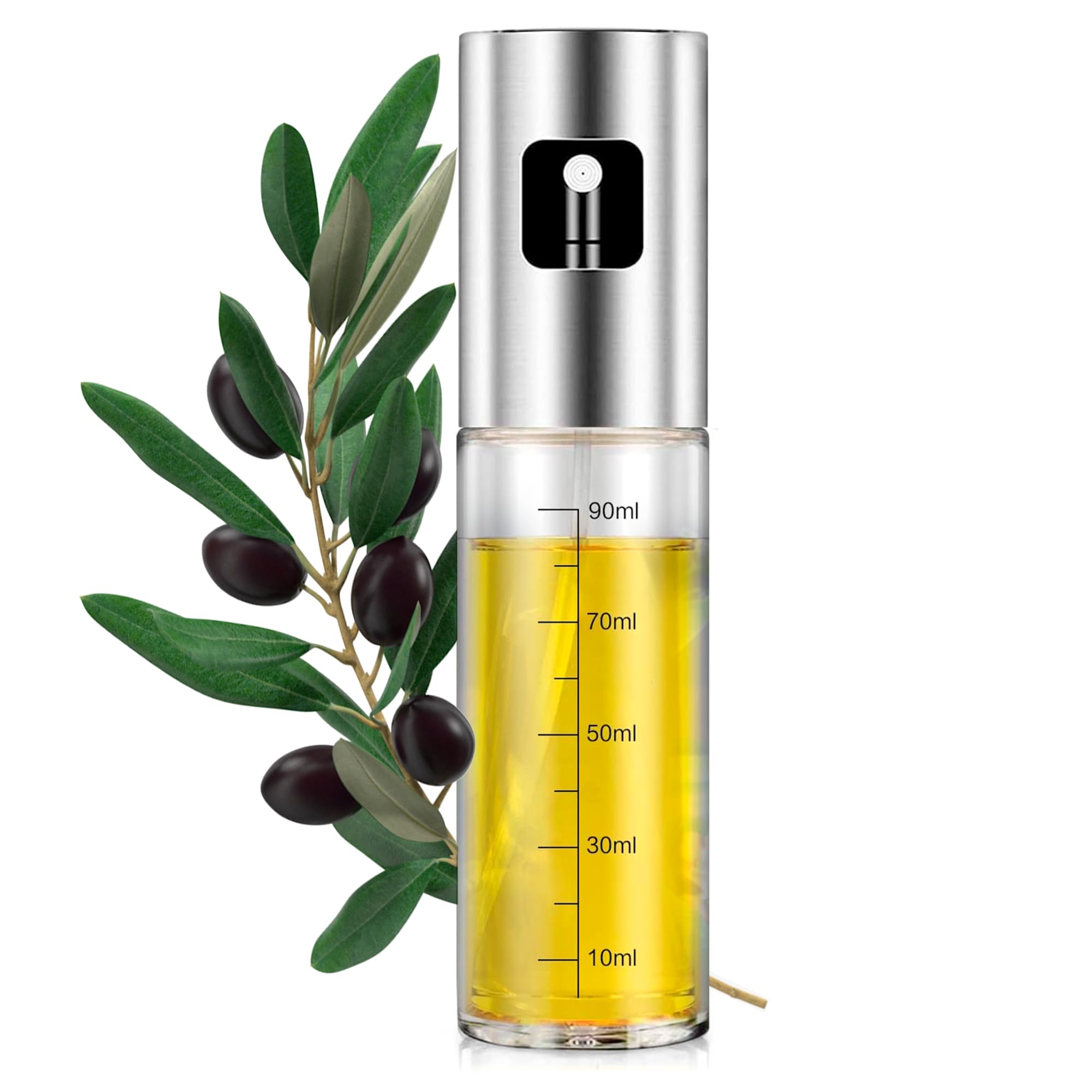 Spruzzatore Per Olio 2 In 1 - 470 Ml - In Vetro, Antigoccia E Con Nebbia Sottile - Per Friggitrici E Cucina - Foto 1