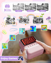 Carica l'immagine nel visualizzatore di Gallery, TIATUA Macchina Fotografica Bambini Istantanea, 3.0 Pollici 48MP Fotocamera Digitale Bambini con 32GB Scheda &amp; Papier Photo, Regalo di Natale per Bambini dai 3-12 Anni