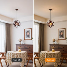 Carica l'immagine nel visualizzatore di Gallery, Comely Lampada a Sospensione Vintage, Plafoniera E27 Cavo Regolabile