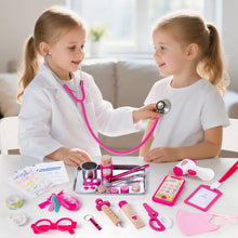 Carica l'immagine nel visualizzatore di Gallery, Sundaymot Valigetta Dottore Bambini, Kit Dottoressa Bambina con Stetoscopio