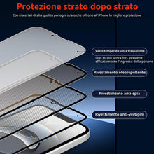 Carica l'immagine nel visualizzatore di Gallery, Privacy Pellicola per iPhone 16e Vetro Temperato Anti Spy Durezza 9H Vetrino Protettiva Anti-Graffio Senza Bolle Ultra R