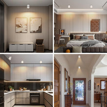 Carica l'immagine nel visualizzatore di Gallery, GeyouLux Faretto da soffitto LED Orientabili, 7W 800LM Faretti LED Soffitto Interno 350°+90°, Alluminio, Lampadina LED G
