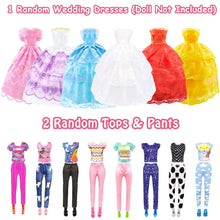 Carica l'immagine nel visualizzatore di Gallery, 84 Vestiti e Accessori per Bambole con Armadio per bambole da 11,5 pollici Playset di design di moda bambola ragazza ves
